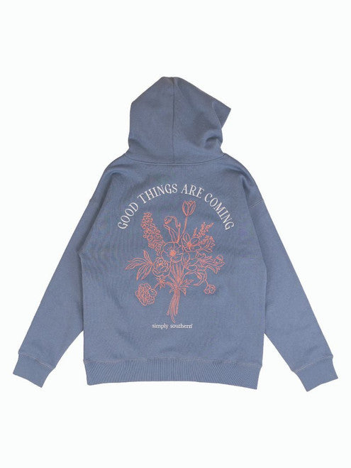 SS Floral Embroidered Hoodie