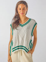 SS Green Jules Sweater Tank