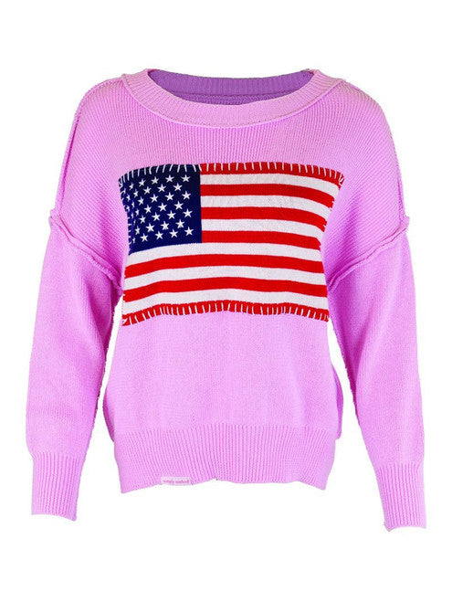 SS Pink USA Sweater