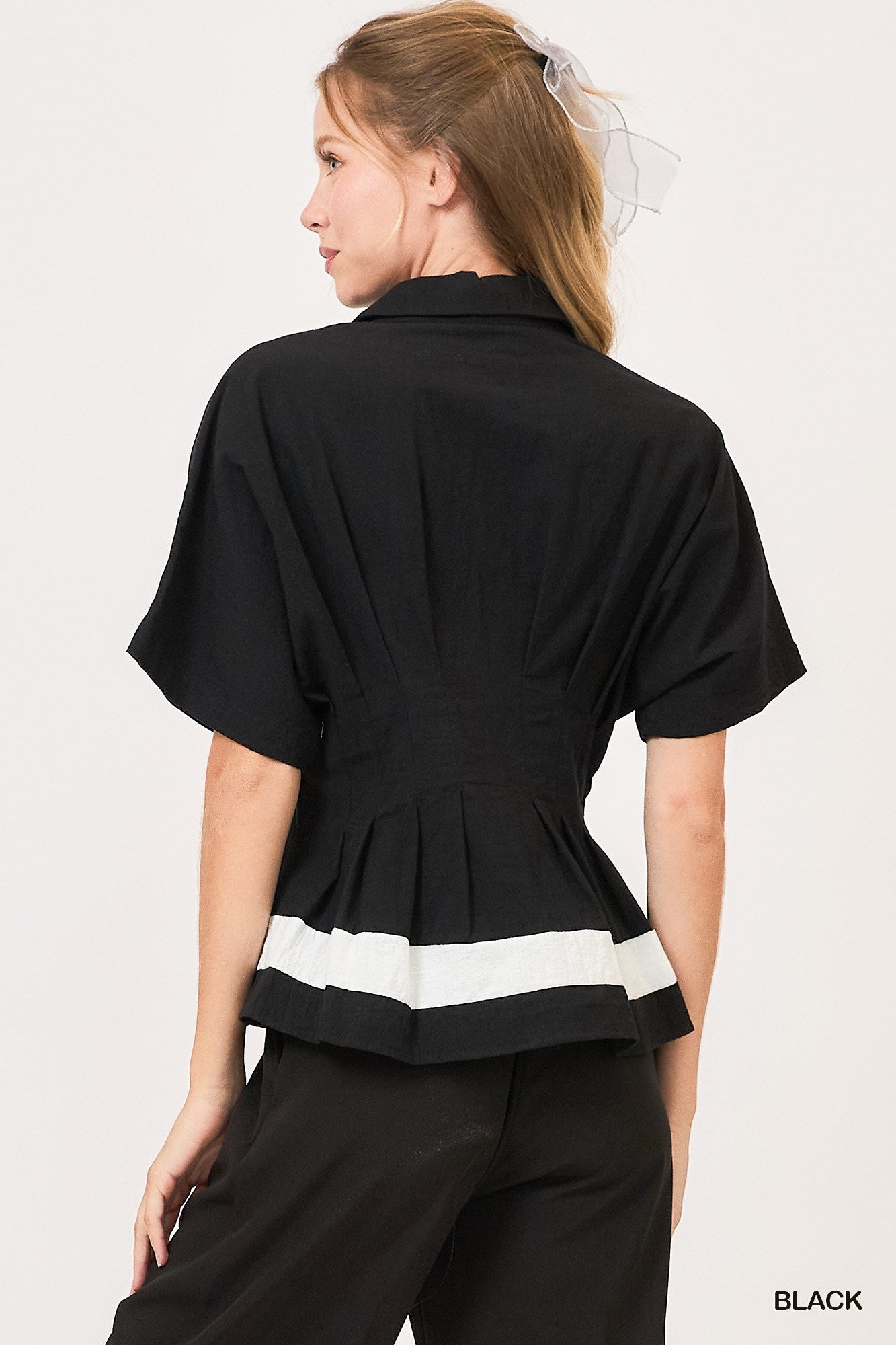 Umgee Black Dress Shirt
