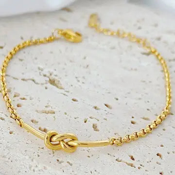 Gold Knot Bracelet